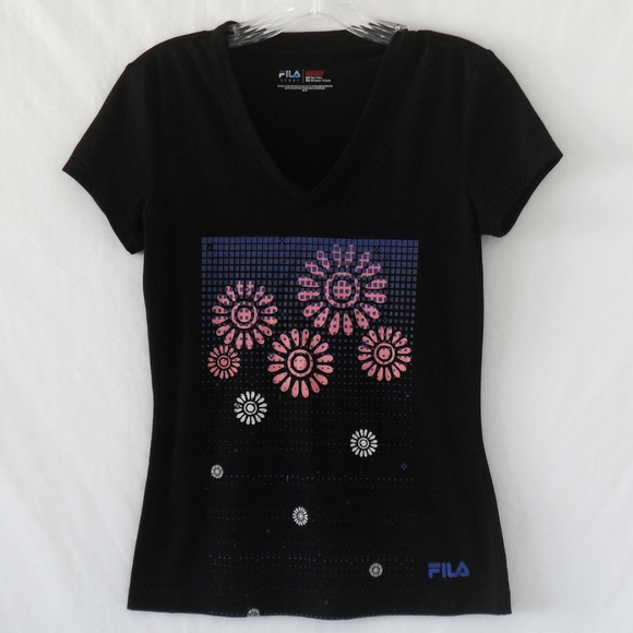 Fila Sport XS Flower T-Shirt - Picture 4 of 8